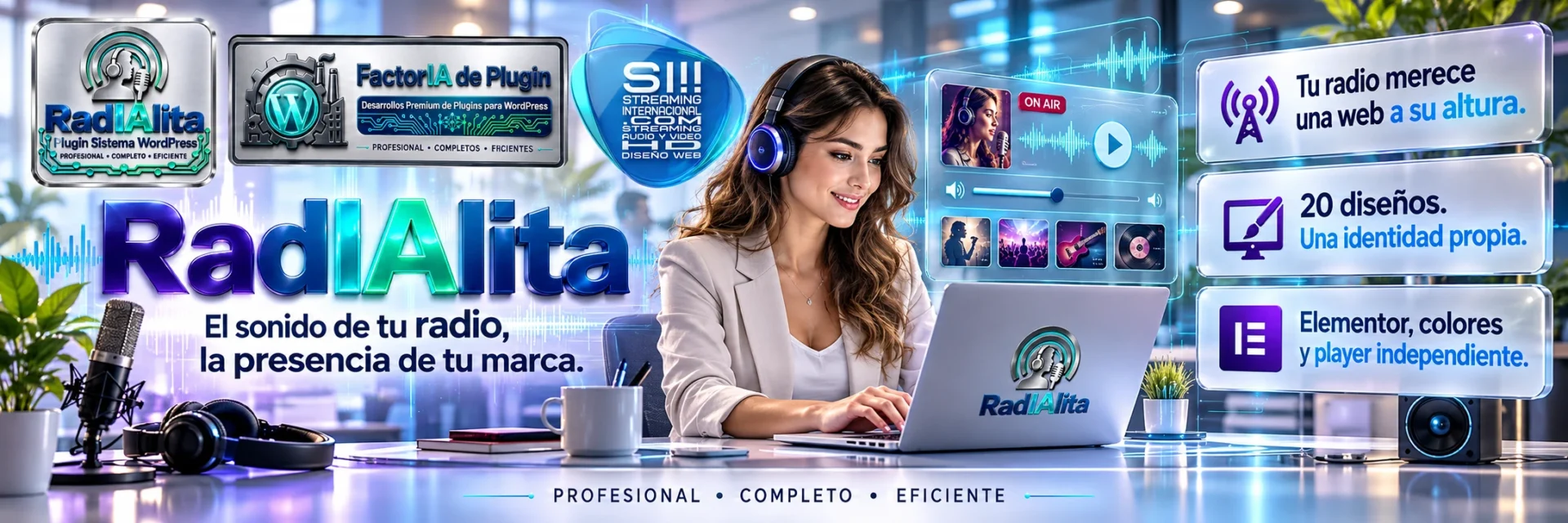 RadIAlita: imagen institucional de radio online