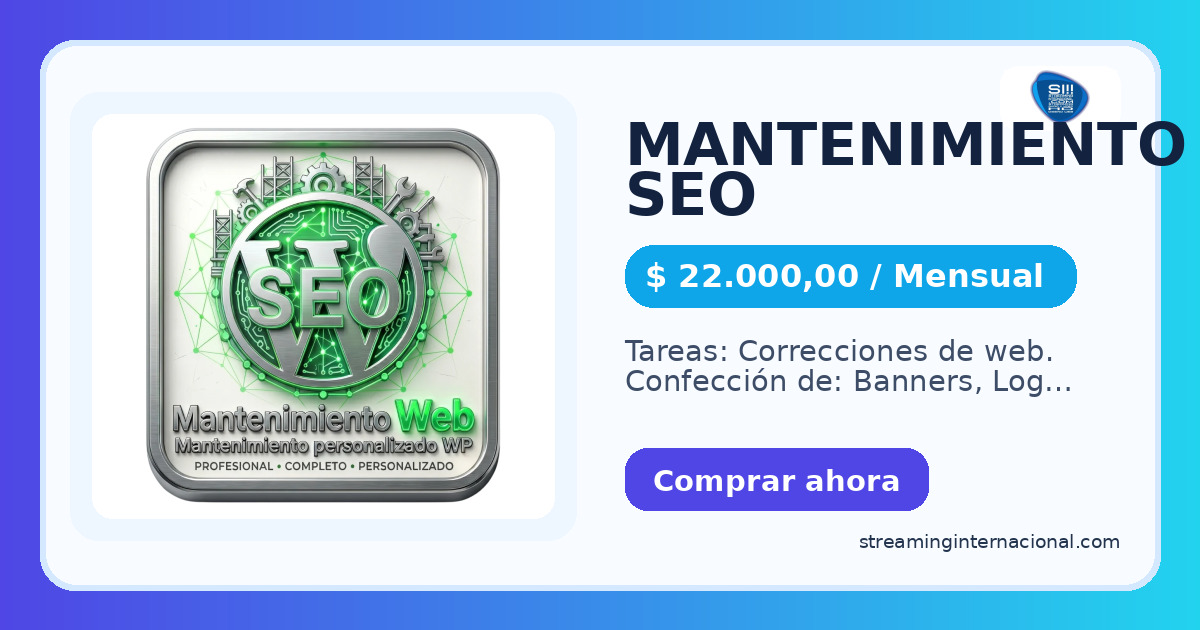 MANTENIMIENTO SEO