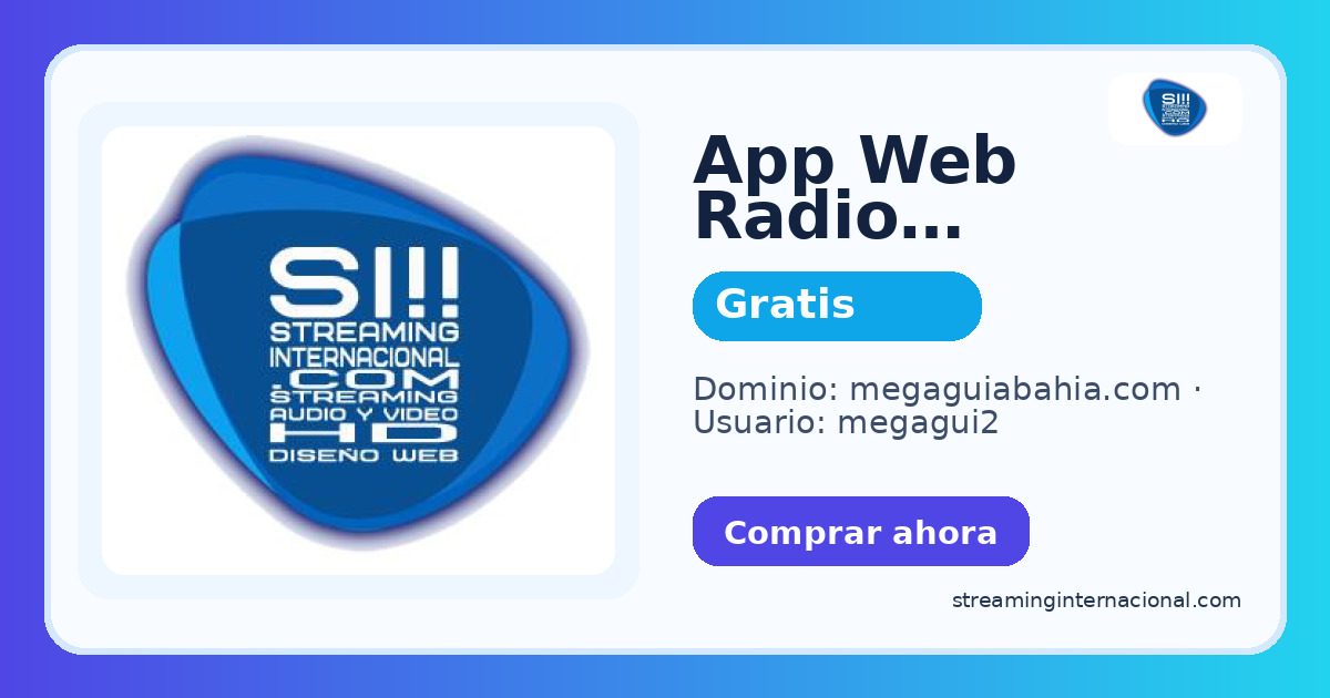 App Web Radio Personalizada