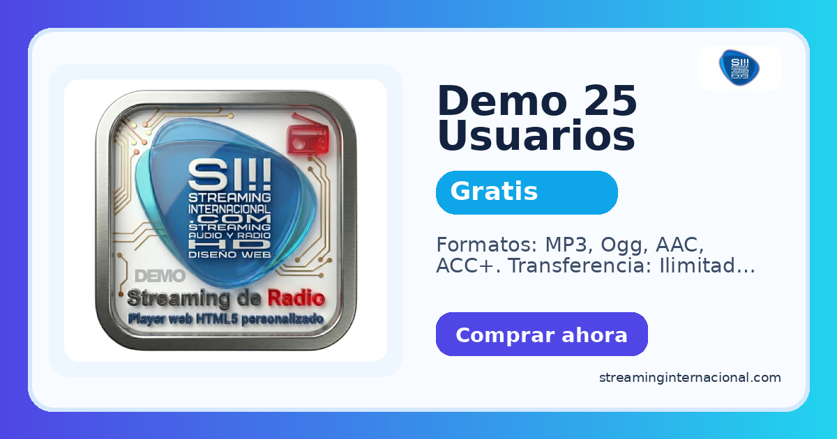 Demo 25 Usuarios
