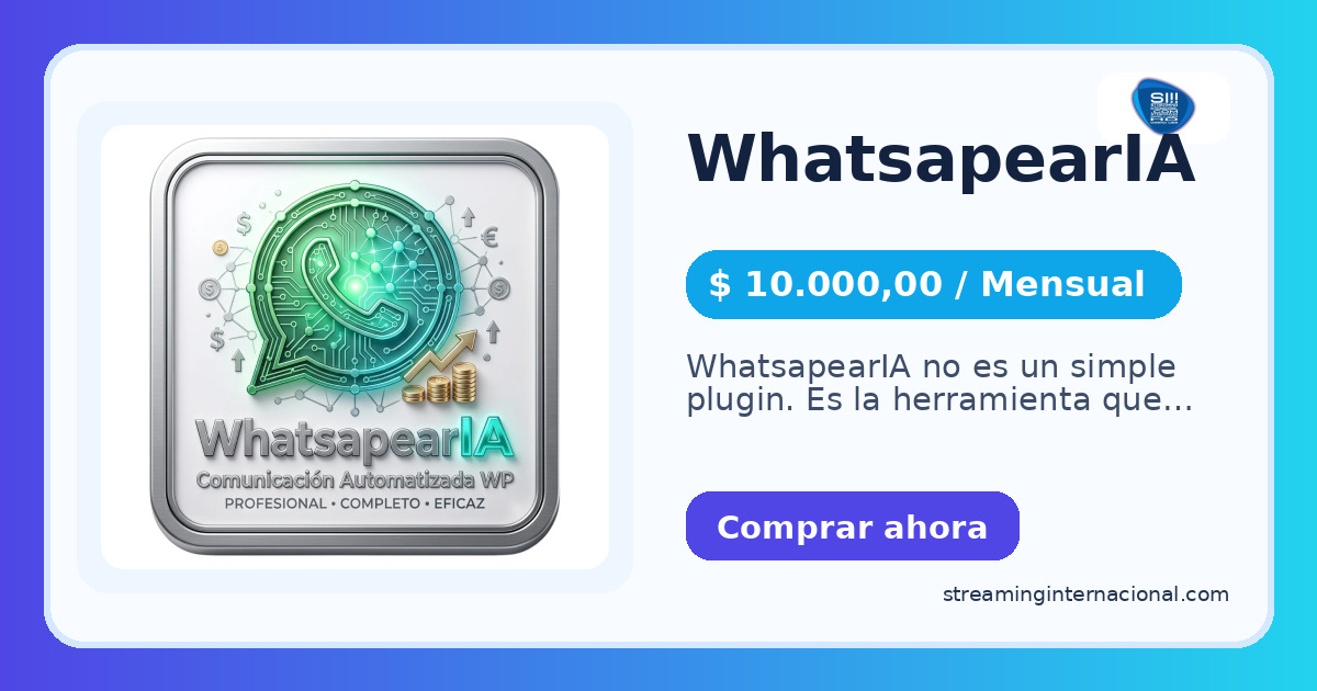 WhatsapearIA