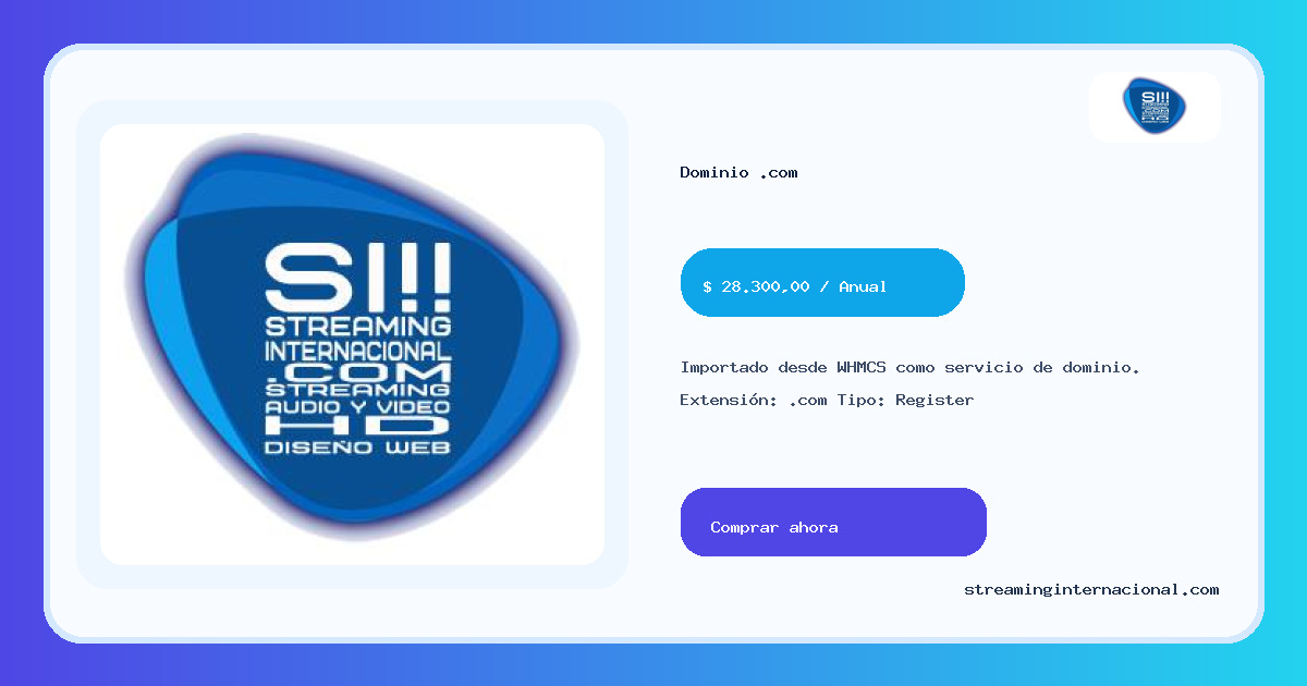Dominio .com