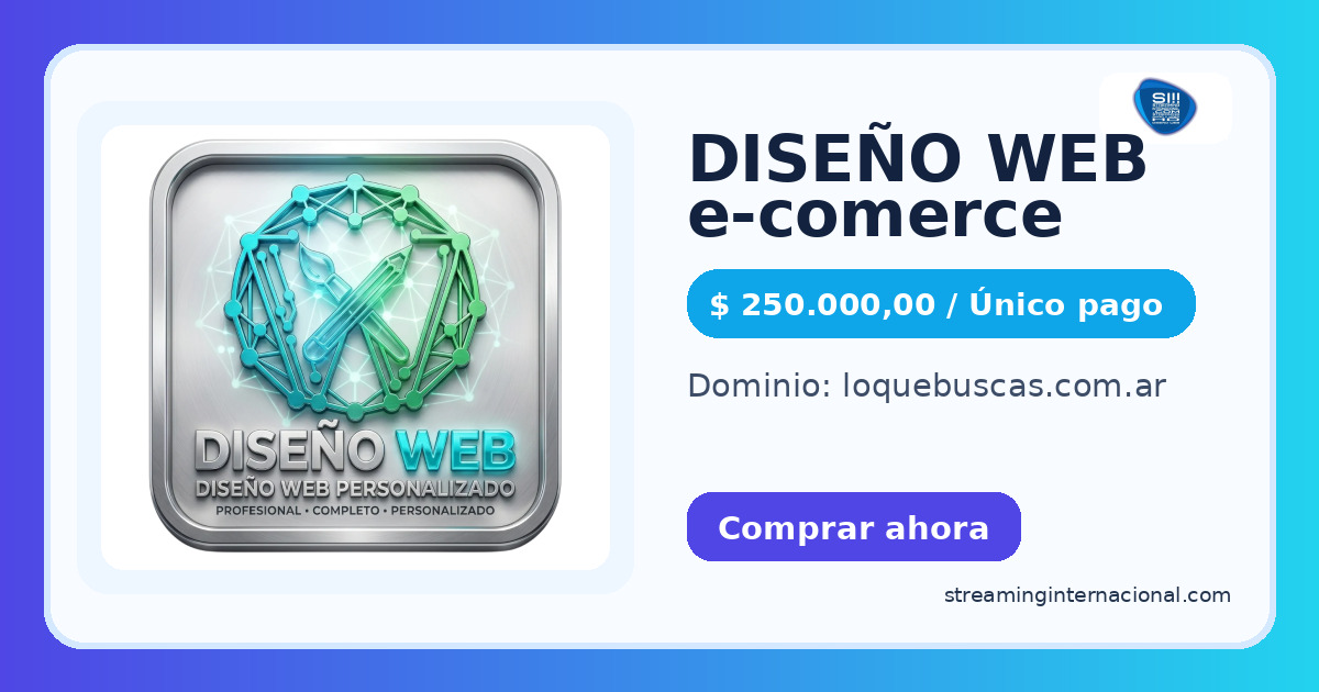 DISEÑO WEB e-comerce